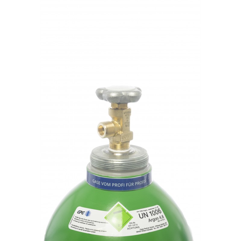 99,9990% Made in EU Argon 5.0 10 Liter Flasche Reinargon 5.0 