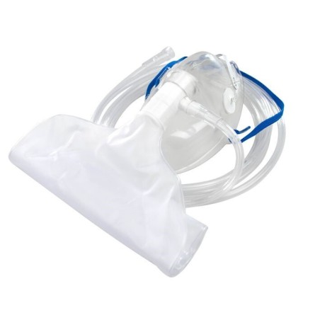 Sauerstoffmaske mit Reservoirbeutel mit 2,1 m Sicherheitsschlauch für Medizinischen Sauerstoff