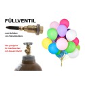 Ballonfüllventil für Latexballons, (zum Anschluss an Heliumflaschen)