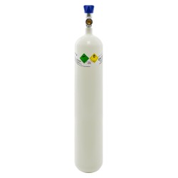 Medizinischer Sauerstoff 3 Liter Leichtstahlflasche, med. O2 nach AMG GOX, 200 bar, Tauschflasche