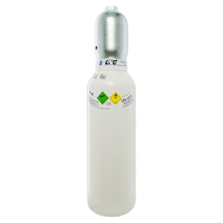 Medizinischer Sauerstoff 5 Liter Leichtstahlflasche, med. O2 nach AMG GOX, 200bar, NEU & VOLL, Made in EU