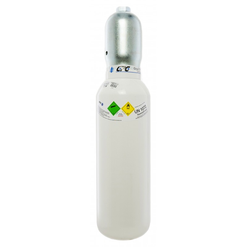 DIN 477 Medizinische Sauerstoffflasche (leer)