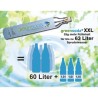 greensoda | Premium-Zylinder für Getränkesprudler, 450 g biogene Kohlensäure für bis zu 63 Liter Sprudelwasser | 4er-Pack