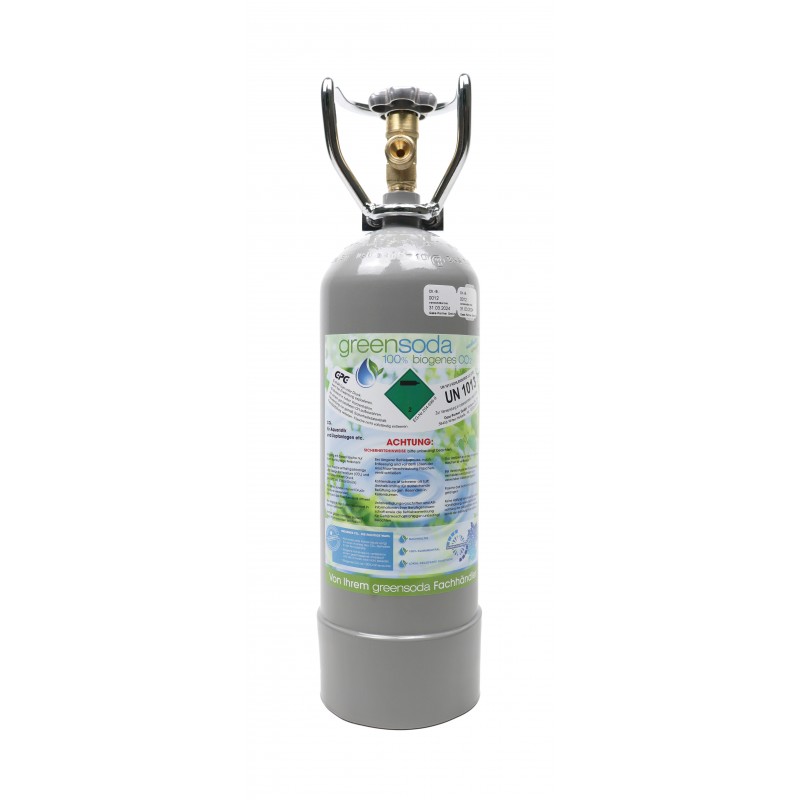 2kg CO2 Flasche Kohlensäure BIO Lebensmittel E290 für Getränke/Aquaristik Neu 