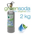 2 kg CO2 Flasche greensoda Kohlensäure E290 für Getränke, Aquaristik