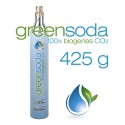 greensoda | Standard-Zylinder für Getränkesprudler, 425 g biogene Kohlensäure für bis zu 60 Liter Sprudelwasser