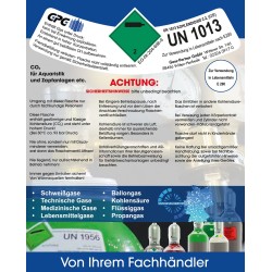 CO2 Kohlensäure Flasche 2 kg Getränke E290 Globalimport