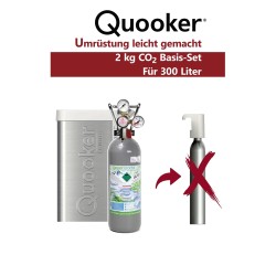 QUOOKER CUBE Umrüstung: Basis-Set (2 kg CO2 + Druckregler)