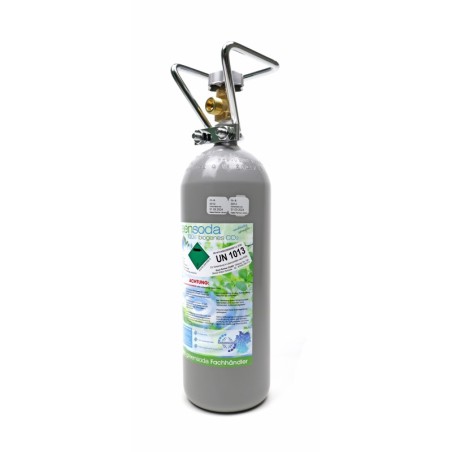 2 kg CO2 Flasche greensoda BIO Kohlensäure E290 für Getränke, Aquaristik