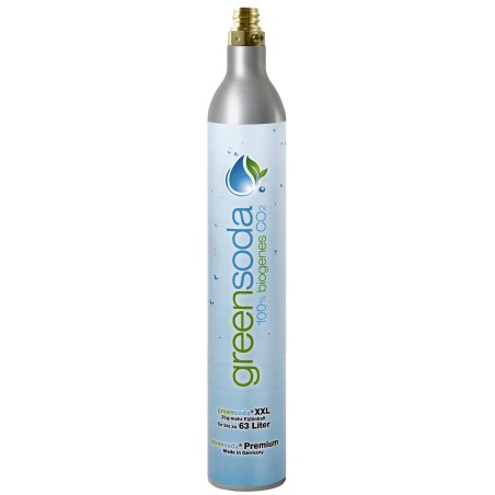 greensoda® PREMIUM XXL Universal Bio Soda-Zylinder, 450 g Kohlensäure
