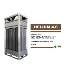 Gasflaschenbündel Helium