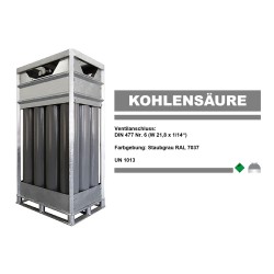 Gasflaschenbündel Kohlensäure