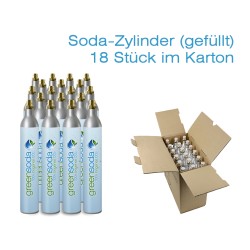 Sonderposten: 18 Stück Universal Soda-Zylinder, 425 g CO2