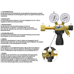 Argon/CO2 Druckminderer GCE BaseControl 0-24 l/m (200 bar)