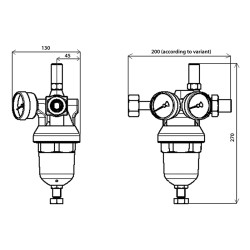 Batteriedruckminderer MR60 Stickstoff Eingang: 200 bar Ausgang: 0-50 bar