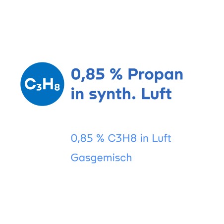 0,85 % Propan in Synth. Luft