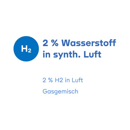 2 % Wasserstoff in synth. Luft