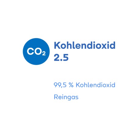 Druckdose CO2 2.5 (99,5 % CO2)