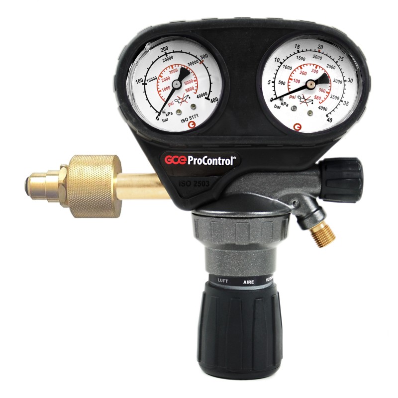 Druckluft-Druckminderer "GCE ProControl" (0-20 bar), 300 bar, nach DIN EN ISO 2503