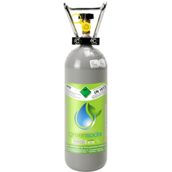 2 kg CO2 Flasche greensoda Kohlensäure für Getränkesysteme, Aquaristik, Zapfanlagen