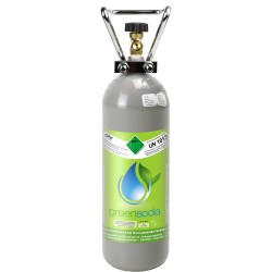 2 kg CO2 Flasche greensoda Kohlensäure für Getränkesysteme, Aquaristik, Zapfanlagen