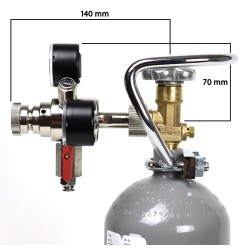 Druckregler für die Umrüstung QUOOKER CUBE auf CO2-Mehrwegflasche
