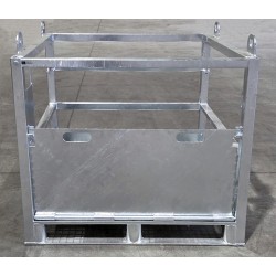 Gasflaschenpalette aus Stahl für 12 Gasflaschen 50 Liter