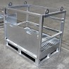 Gasflaschenpalette aus Stahl für 12 Gasflaschen 50 Liter