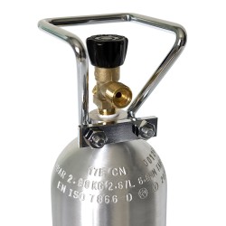 2 kg CO2 Flasche greensoda Kohlensäure für Getränkesysteme, Aquaristik, Zapfanlagen