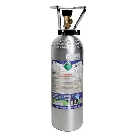 CO2 Kohlensäure Flasche 2 kg Aquaristik E290 Globalimport