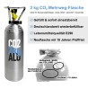 CO2 Kohlensäure Flasche 2 kg Getränke E290 Globalimport