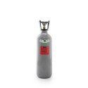 Co2-Kohlensäure Flasche 10 kg, Thekenversion/kurze Bauform mit Steigrohr