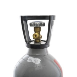Co2-Kohlensäure Flasche 10 kg, Thekenversion/kurze Bauform mit Steigrohr