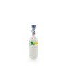 Gasflasche, Med. O2 - Sauerstoff Medizinisch nach AMG  0,8 Liter/ C 0,8